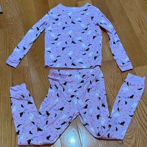 Halloween Pajama Set Purple Girls 7